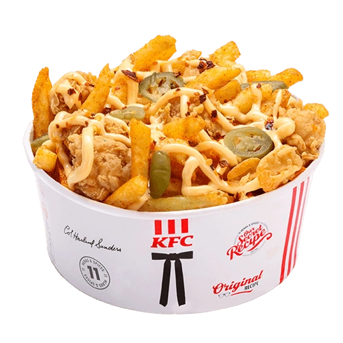 Cheesy Chicken Loaded Fries
