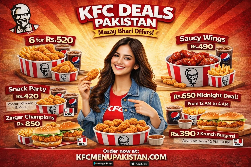 Kfc Deals Pakistan Today June 2026 With Prices Active Now 1 Kfc Deals Pakistan
